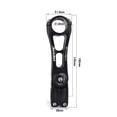 thumbnail image 3 of Vástago de Bicicleta Ajustable ± 85 degree Vástago de de Aleación de Aluminio Vástago de Manillar Corto para Bicicleta de Montaña, Bicicleta de Carrete 145 mm Soledad  Vástago de bicicleta, 3 of 7