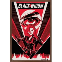 Marvel Cinematic Universe - Black Widow - Eye Wall Poster, 14.725" x 22.375", Framed