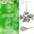 thumbnail image 3 of UPGRATOR Rain Chain Bell For Gutter Downspout Replacement Iron Green 1Pcs 33.1X5.9X3.9In Outdoor Decor, 3 of 7