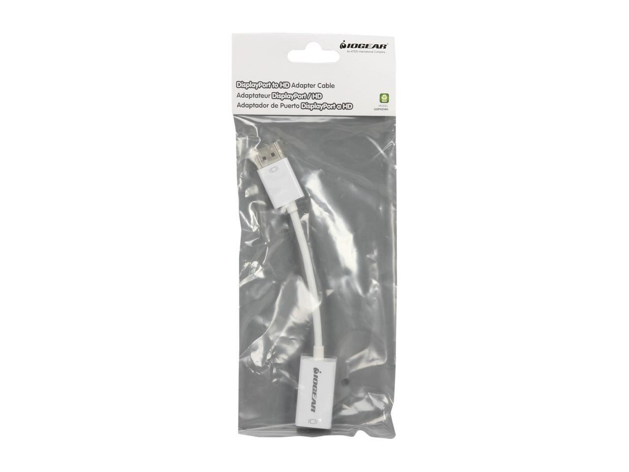 IOGEAR GDPHDW6 DisplayPort to HD Adapter Cable