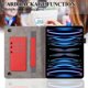 thumbnail image 2 of Samsung Galaxy Tab S9 Plus 12.4 Inch Case Leather Magnetic Cover, Red, 2 of 5