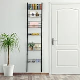 Costway Hanging Kitchen Storage Wire, 6-Tier Adjustable Pantry Door ...