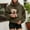 E-305Bronze, variant on Womens Oversized Hooded Top With Pocket Front Carry Pouch Long Sleeve Solid Color Drawstring Comfortable Fashion Tee For Daily Wear White Xxl