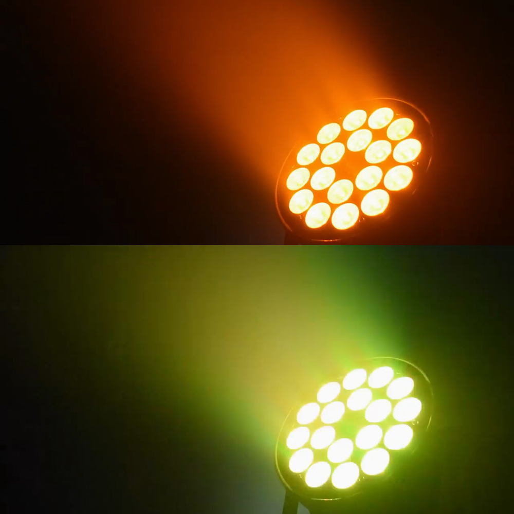 Visual Show 180W LED Par Light Indoor DJ Stage Effect Light RGBWAUV 6in1 Color Mixing DMX Control Holiday Light for Party Show