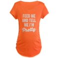 thumbnail image 1 of CafePress - Feed Me And Tell Me I'm Pretty Maternity T Shirt - Maternity Dark T-Shirt, 1 of 1