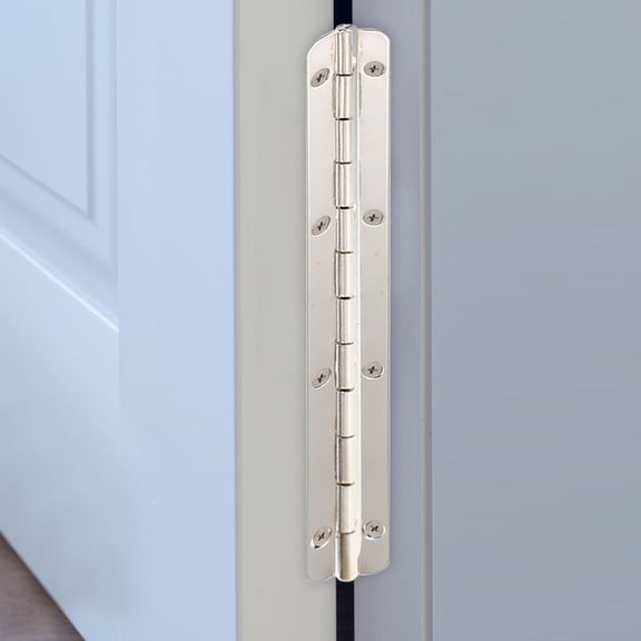 Supvox Small Piano Hinge Stainless Steel Silver 1Pcs for Craft Projects