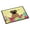 Multicolor, variant on Easter Eggs Pug Brown Door Mat