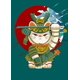 thumbnail image 3 of Póster retro japonés Ukiyoe, ola de Kanagawa, cartel de piratas de One Piece, Koi Cat Samurai, pintura en lienzo, impresiones artísticas, decoración de pared para el hogar, 3 of 5