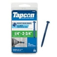 thumbnail image 3 of ITW BRANDS Tapcon 1/4 x 2-3/4-Inch Hex-Washer-Head Concrete Anchors, 25-Pack 24230, 3 of 3