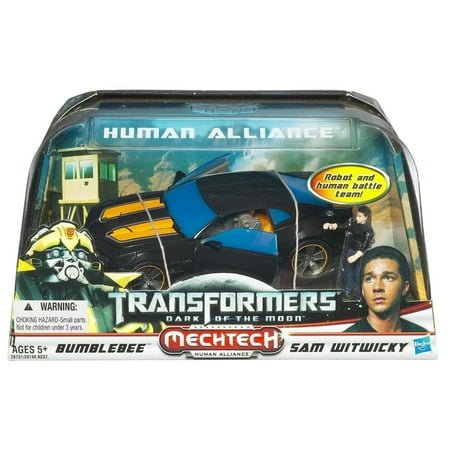 Transformers Dark of the Moon Mechtech Bumblebee & Sam Witwicky Hasbro