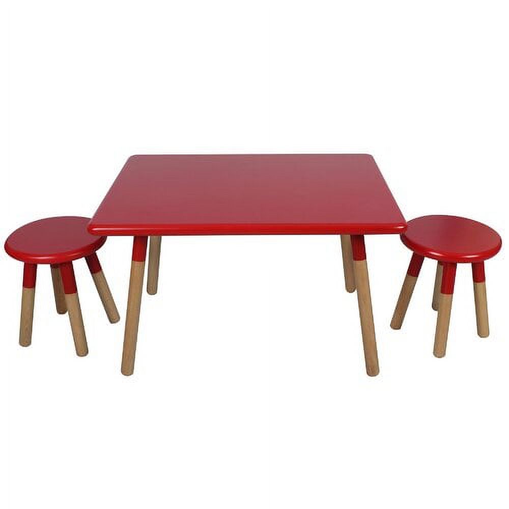 ACEssentials Kids Table and Stool Set, Multiple Colors - Walmart.com