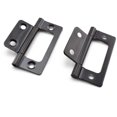 thumbnail image 2 of Non-Mortise Door Hinges Bifold Butt Cabinet Hinges with Screws for Furniture Windows Cupboard etc. - 2 x 0.9 Inch, 4-Pack Black, 2 of 4