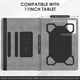 thumbnail image 2 of Funda protectora de piel negra para tablet DETUOSI de 11 pulgadas, 2 of 7