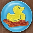 thumbnail image 2 of CRACK-A-SMILE Silicone Egg and Pancake Breakfast Mold, 5.8-Inch, Rubber Ducky, 2 of 6