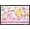 Black Framed Version, variant on Hello Kitty and Friends: 2024 Garden Doodle - Flowers Wall Poster, 22.375" x 34" Framed