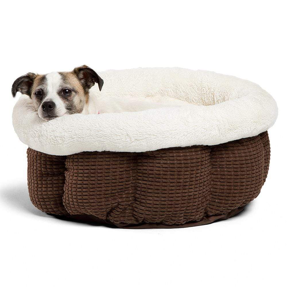 Best Friends by Sheri Cozy Mason Cuddle Cup Pet Dog Bed, Standard Dark