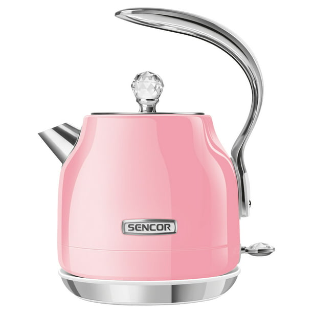 Sult Orient Mart Sencor SWK44RD Crystal Electric Kettle with Power Cord Base, Coral Red -  Walmart.com