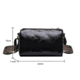 thumbnail image 4 of Bolsa cruzados de PU a la moda, de mensajero cilíndrica, correa ancha Vintage para viajes Tmvgtek Para Estrenar, 4 of 8