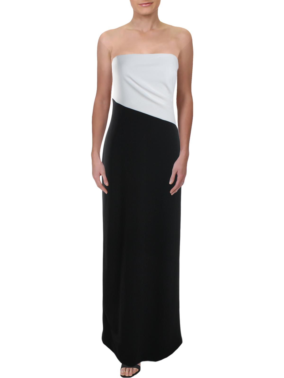 ralph lauren strapless dress