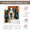 thumbnail image 5 of Dog Blanket Modern Oil Painting Pet Fleece Throw Blanket Dog Print Sherpa Blanket for Kids Girls Boys (Throw 50"x60"), 5 of 6