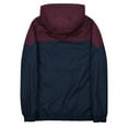thumbnail image 2 of Men's Windbreaker Jacket Lightweight Water-Resistant Wind Breaker Outdoor Hiking Running Jacket Coat Red Blue Size S, 2 of 6