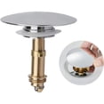 thumbnail image 2 of Pop Up Waste Click Clack Drain Brass Basin Waste - Click Clack Strainer 2 of 14