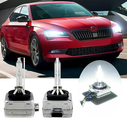 Pair D1S D1R D1C HID Headlight Bulbs High Beam/Low Beam For Maserati GranCabrio 2013-2017 6000K Bright White