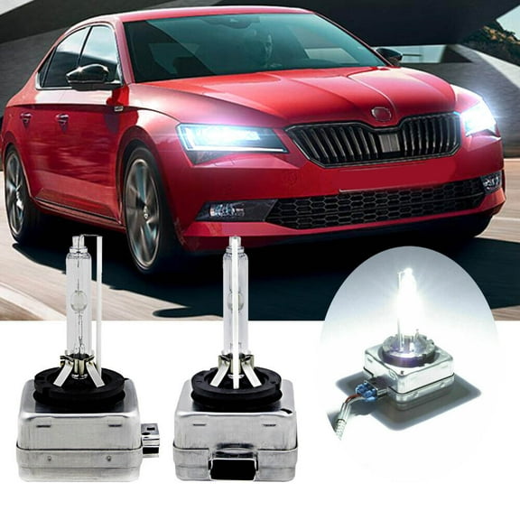 Pair D1S D1R D1C HID Headlight Bulbs High Beam/Low Beam For Maserati GranCabrio 2013-2017 6000K Bright White