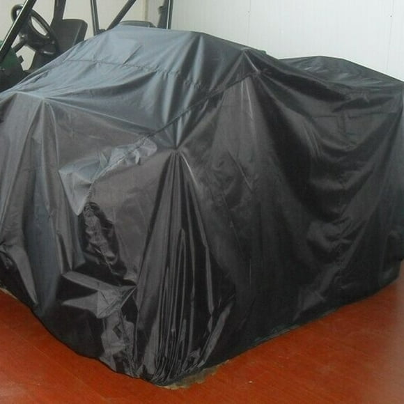 190T Housses de Voiture ATV Abris de Véhicules Housse Imperméable; Protecteurs contre la Poussière et la Pluie Argent Noir Extérieur