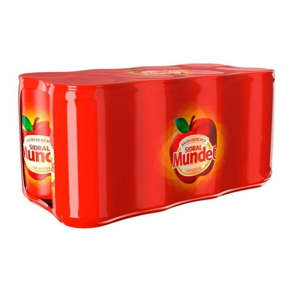 Refresco Sidral Mundet sabor manzana 8 latas de 235 ml c/u