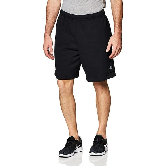 Men's Nike Black Club Fleece Cargo Shorts (CZ9956 010) - XL