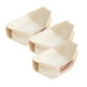 thumbnail image 4 of 50 bandejas de madera para servir, desechables, para comida, sushi, platos 12cm x 68cm, 4 of 9