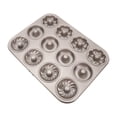 thumbnail image 2 of Molde Para Hornear De Acero Al Carbono De 12 Cavidades Molde Con 3 Patrones De Flores Calor Para Hacer Postres Fácil Desmoldar Superficie Lisa Accesorio Para Bandeja Para Hornear En La Cocina Scienceny HA015790-00, 2 of 6