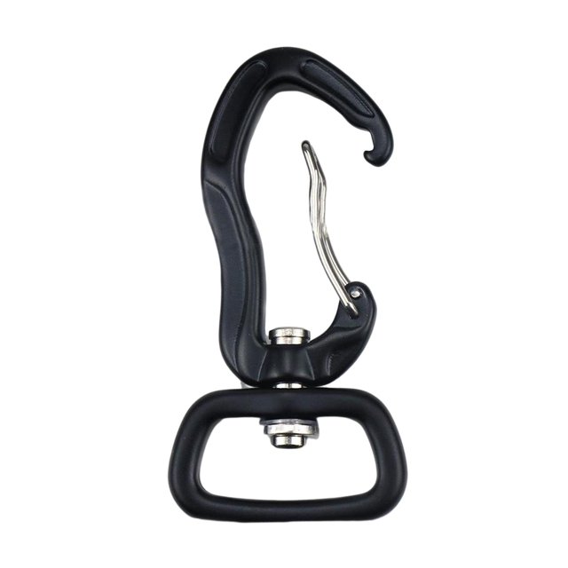 Heavy Duty Swivel Carabiner Aluminium 360° Rotatable Locking Carabiner Clip for Dog Leash Water Bottle Outdoor Hammock Camping He Qiyong unisex