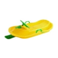thumbnail image 1 of Siruishop Snow Sled with Steering Wheel Brake Gift Snow Sledge for Children Girls Kids Yellow, 1 of 8