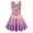 Blue, variant on Jamsmile Toddler Girls Dress Summer Fish Scale Print Sleeveless Casual A-line Sundress Children Girls Tunic Princess Dress