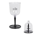 thumbnail image 1 of Copa De Vino Plegable Copas de champán de resina, ligeras, desmontables para acampar al aire libre (negro), 1 of 9