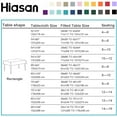 thumbnail image 6 of Hiasan Grey Rectangle Tablecloth - Waterproof Wrinkle Resistant and Spillproof Washable Fabric Table Cloth for Dining Room Kitchen, 60 x 120 Inch, 6 of 7