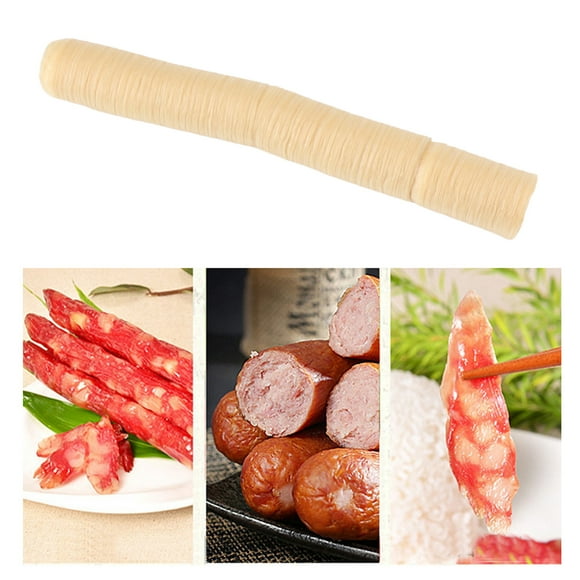 Dried Sausage Casing, Edible Collagen Casing Hygiene Uniform Convenient Use  for Sausage Making