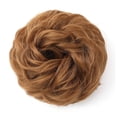thumbnail image 2 of Messy Hair Bun Thick Updo Hairpieces Elastic Synthetic Wavy Curly Ponytail Hair Extensions, 2 of 6