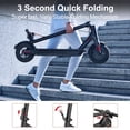 thumbnail image 3 of Adult Commuting Electric Scooter 350W Motor 8.5-Inch Solid Tires 19-25 Miles Range, 3 of 7