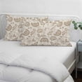 thumbnail image 4 of Khaki Fruit Throw Pillow Cover, Pillowcase Protectors with Zipper, Breathable Decorative Lumbar Pillow Case Cover, Country Retro Floral Botanical Plant Pillow Shams for Couch Sofa 16x24Inch, 4 of 8