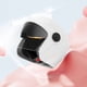 thumbnail image 5 of Casco de motocicleta con doble visera abatible hacia arriba, a prueba de golpes, cálido y cómodo casco integral para hombres y mujeres, color blanco perla, 5 of 5