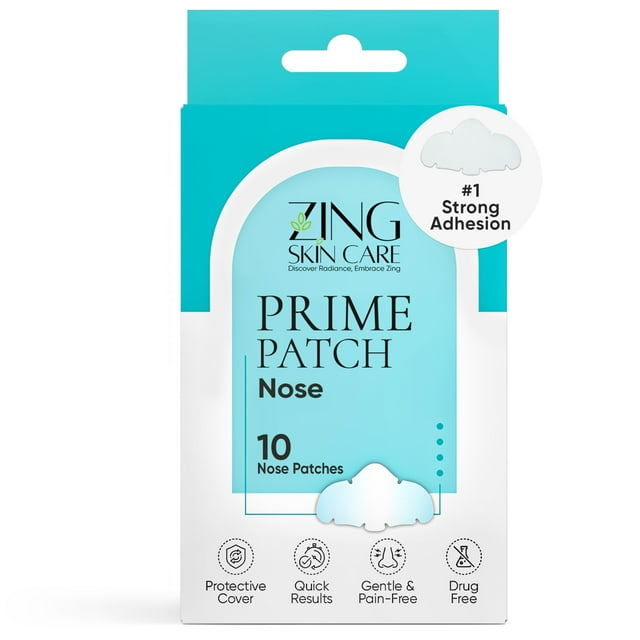 Parches nasales ZING SKIN CARE Prime Patch Hydrocolloid, 10 unidades