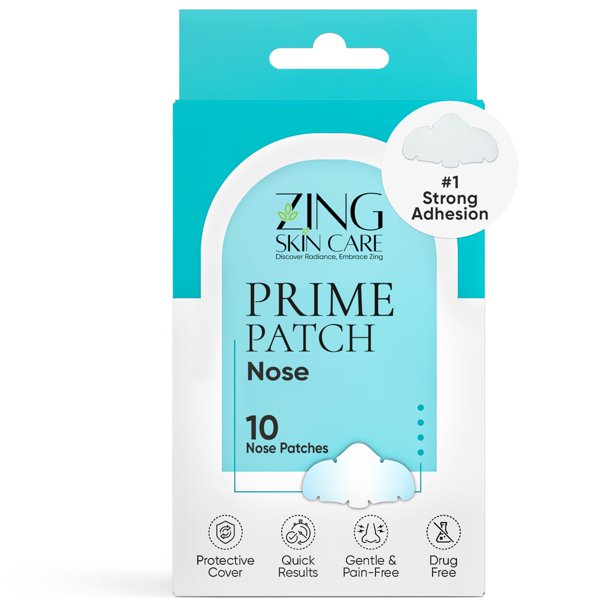 Parches nasales ZING SKIN CARE Prime Patch Hydrocolloid, 10 unidades