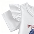 thumbnail image 4 of Akiihool Matching Toddler and Baby Outfits Outfits Girl Boy Short Sleeve Romper Onesie Long Pants Hat Set Newborn 1st Mothers Day Clothes,Size 3-6 Months, 4 of 6