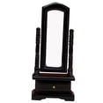 thumbnail image 4 of USHOBE Table de Maquillage Mini Décorative de Rangement Bois Noir 1 Ensemble, 4 of 6