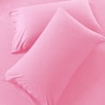 thumbnail image 2 of Jersey Sheets King [4-Piece, Baby Pink] Cotton Bed Sheets - Extra Soft Cotton Sheet Set, Cozy T-Shirt All Season Heather Sheets - Deep Pocket Fitted Sheet, Flat Sheet, Pillow Cases, 2 of 5