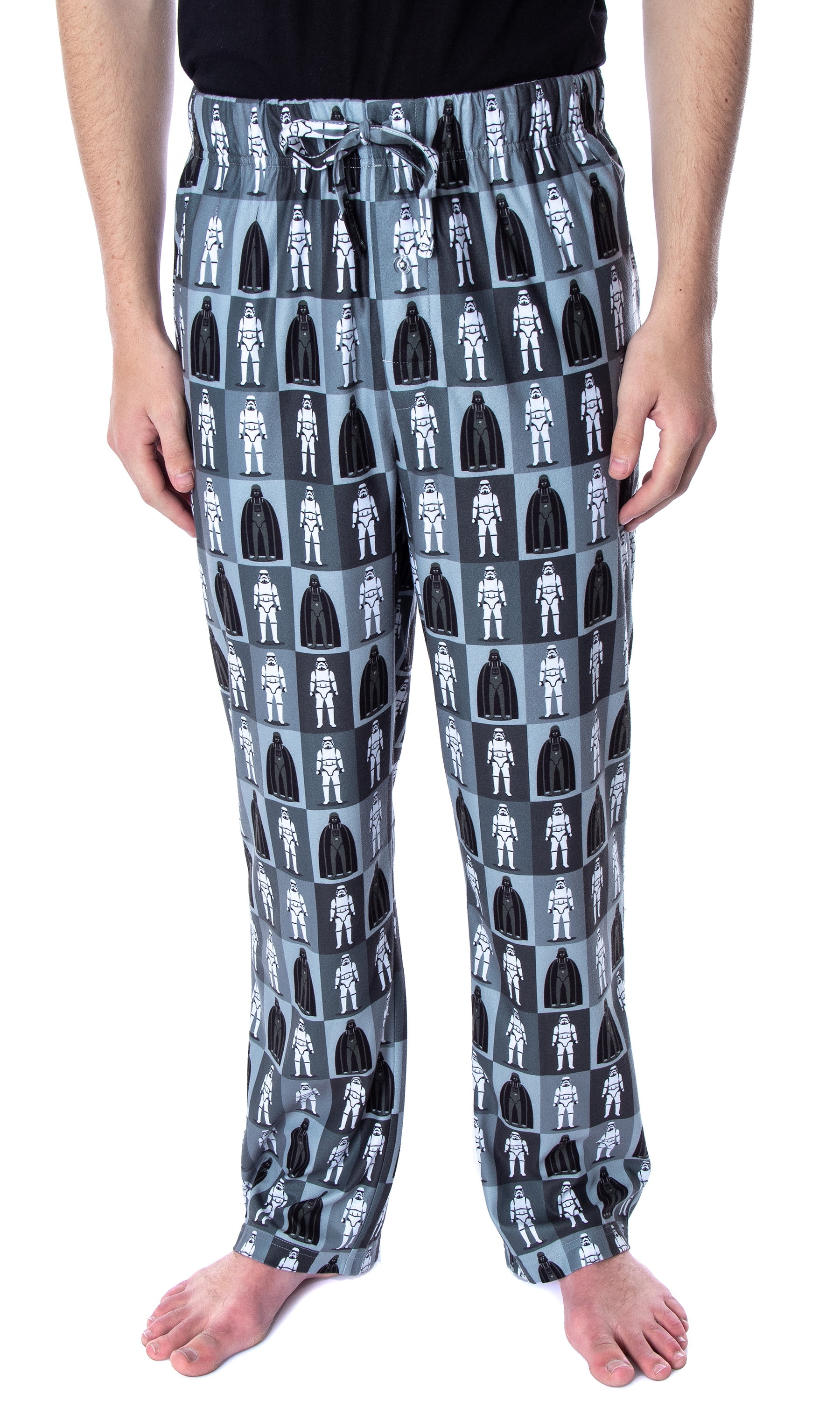Mens Darth Vader Star Wars Pants Adult Pjs Pyjamas Lounge Set Cotton S-XL Disney 