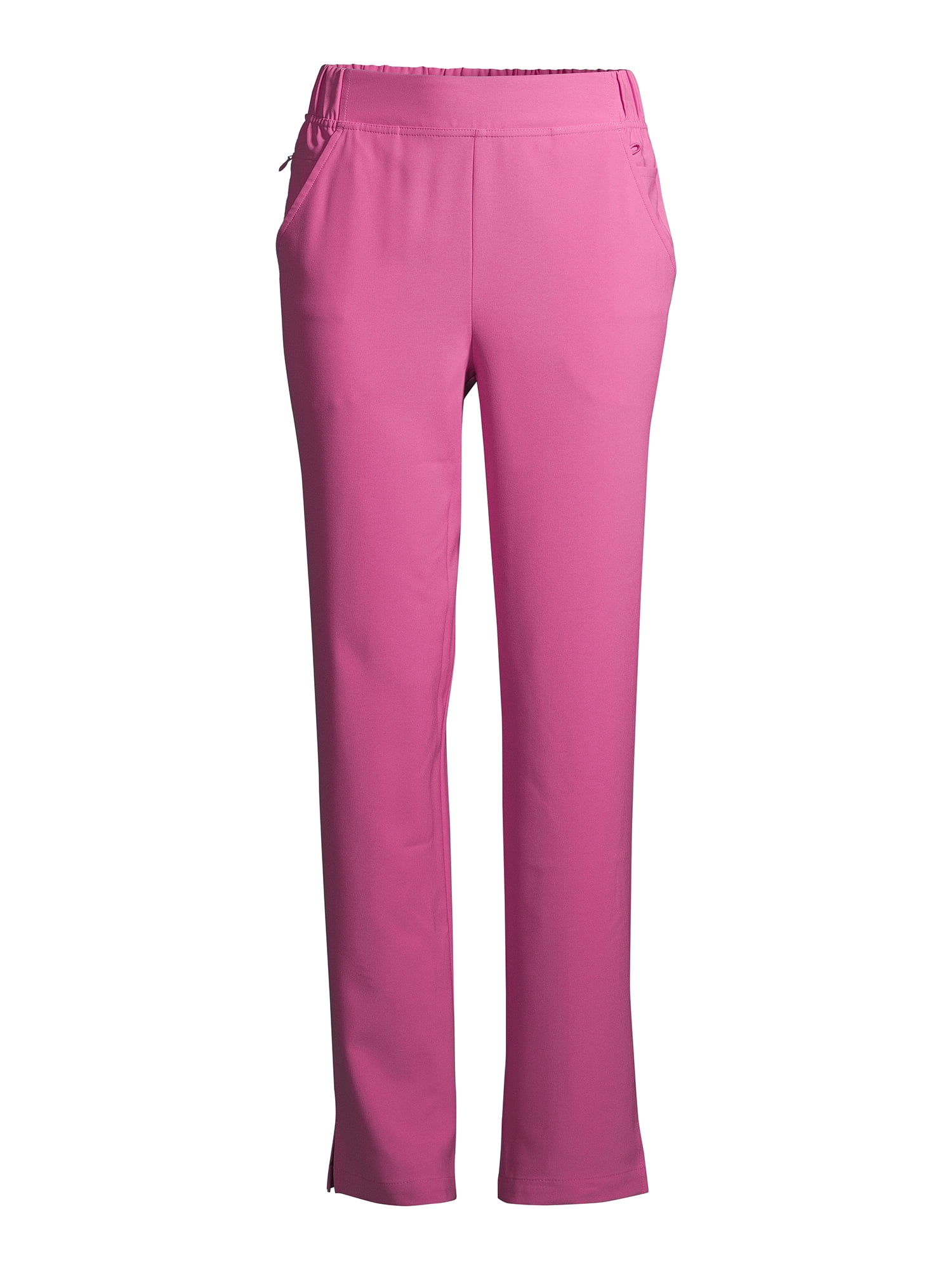 ClimateRight by Cuddl Duds Modern Fit Straight-Leg Flat Front Scrub Pant (Women's Petite), 1 Count, 1 Pack